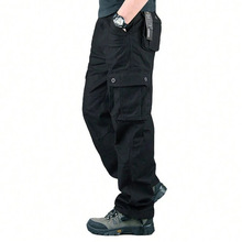 M 75042 Loose multi pocket work pants ���ɶ�ڴ��ͱ���װ��