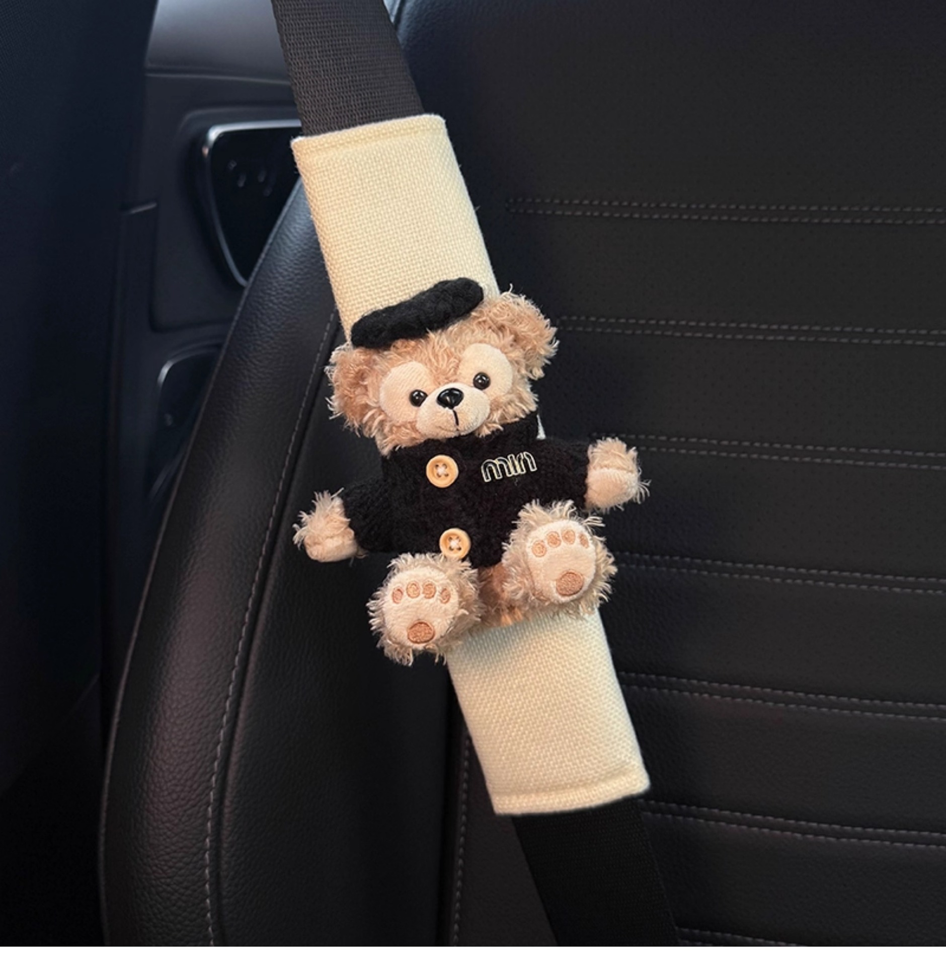 Shirley Mei Duffy Car Seat Belt Shoulder Cover Car Seat Belt Decoration Anti-Wear Clothes Couple Pair of Women