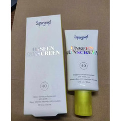 Supergoop Unseen 透明非感覚日焼け止め グロー ウォーター ブライトニング アイスクリーム 日焼け止め 50ml