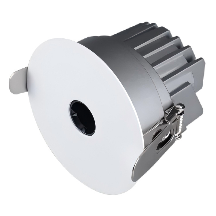 (2개) COB 스포트라이트 키트 LED 작은 구멍 빛 UGR 6 개 미만의 오목한 천장 깊은 눈부심 방지 스포트라이트 하우징