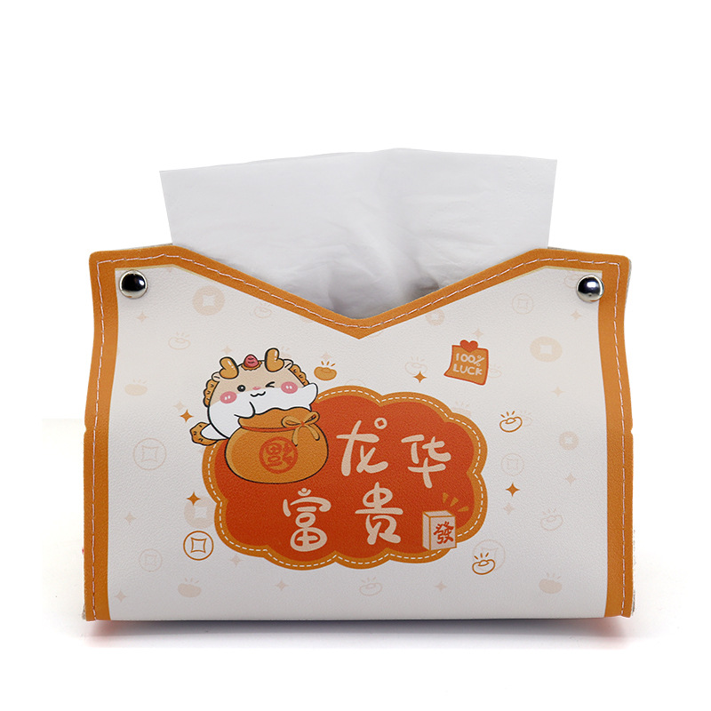 Nueva caja de pañuelos de cuero para sala de estar, bonito soporte para pañuelos para el hogar, caja de pañuelos para coche, caja de almacenamiento de pañuelos impermeable