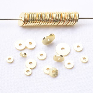 ��ɫ18K�����AƬ1mm��|Ƭ�ִ�����ɢ�� �ֹ�DIY��朾��K�������