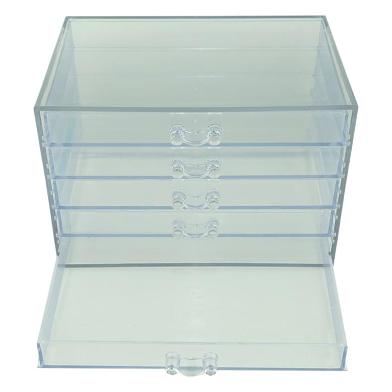 Accesorios de herramientas de uñas de acrílico caja de almacenamiento de gran capacidad cajón en capas caja de taladro de uñas clasificación caja de presentación