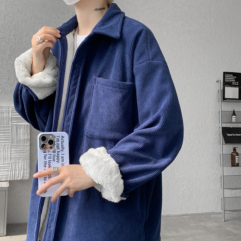 Warm corduroy Japanese shirt