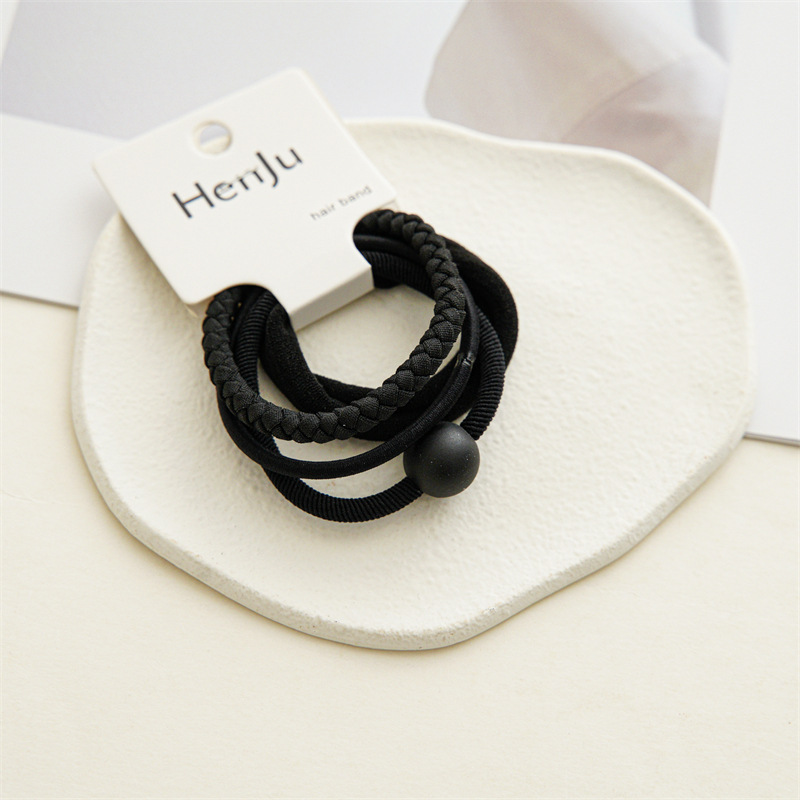 Simple Style Solid Color Acrylic Hair Tie 1 Set display picture 5