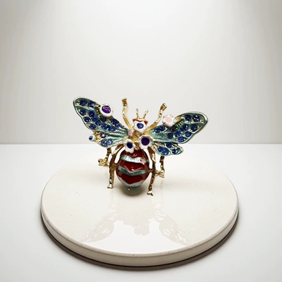 Yaxa sancaqları Enamel Vintage Bee Brooch