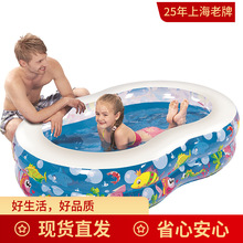 jilong婴儿儿童游泳池家用户外圈充气泳池戏水池加厚娱乐戏沙澡盆