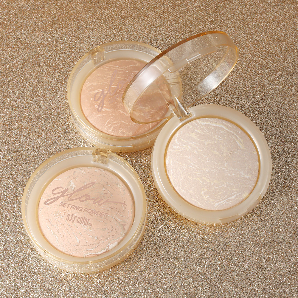s.f.r color transfronterizo exclusivo para bloqueador de brillo, control de aceite, niebla suave duradera con polvo de maquillaje, polvo de maquillaje