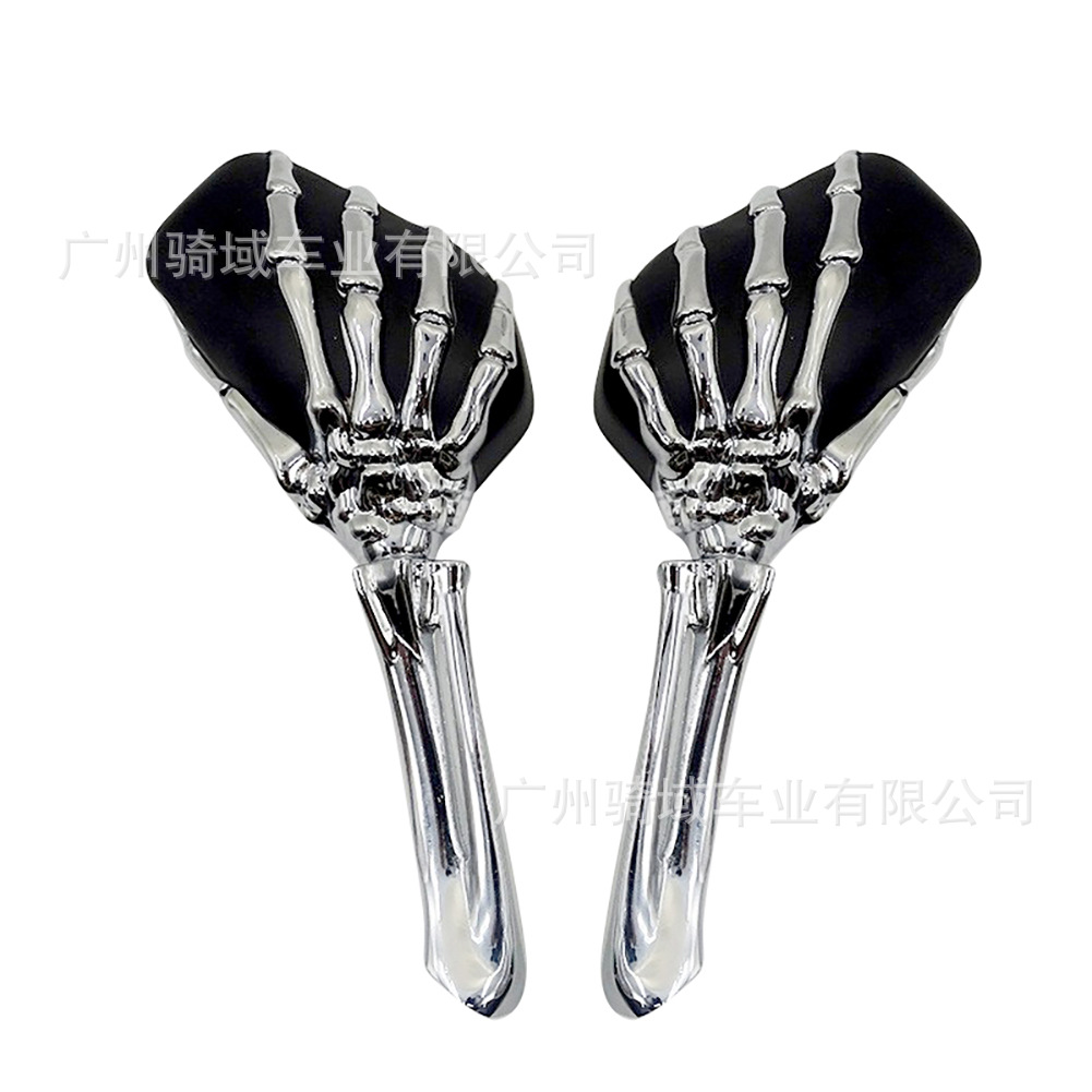 Wholesale Harley Skull Hand Sports Bike Street Bike Modified Rearview Mirrors Motorcycle Accessories Reversing Mirrors Motorcycle Mirrors