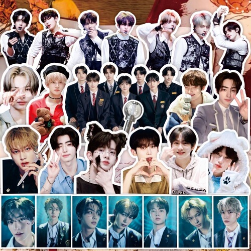 KPOP combination stickers Liang Zhenyuan Li Xicheng Jin Shanyu celebrity peripheral characters computer mobile phone case decoration stickers