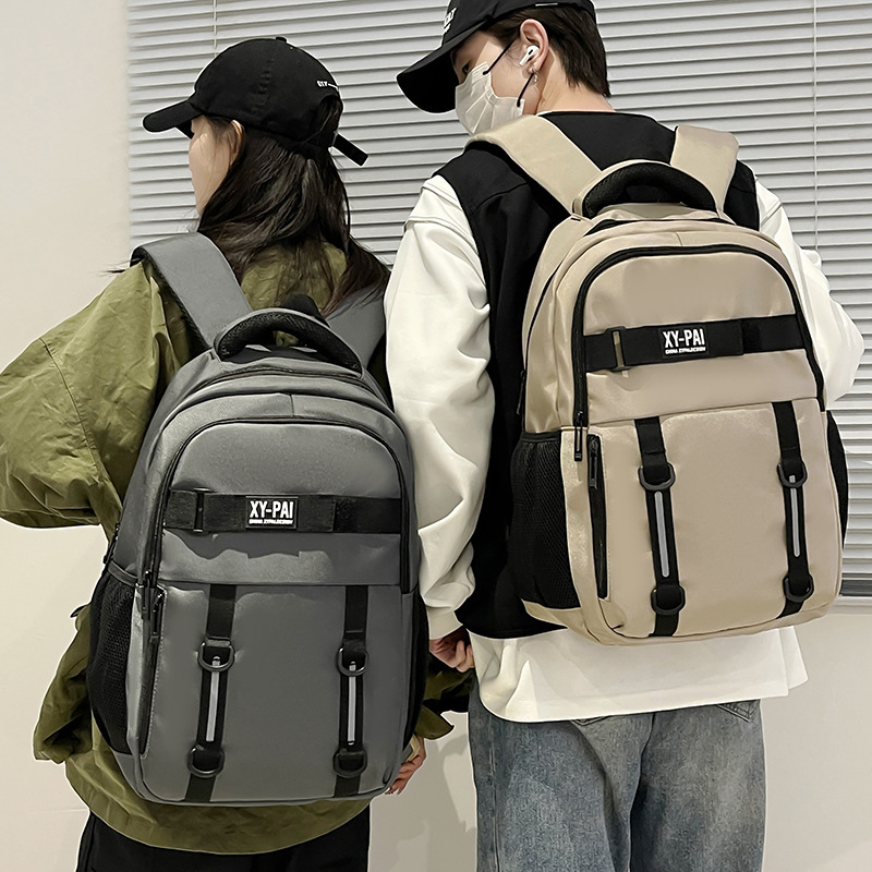 2024 bolso de hombro nuevo simple bolso de computadora de moda moda casual salvaje estudiante universitario mochila de gran capacidad