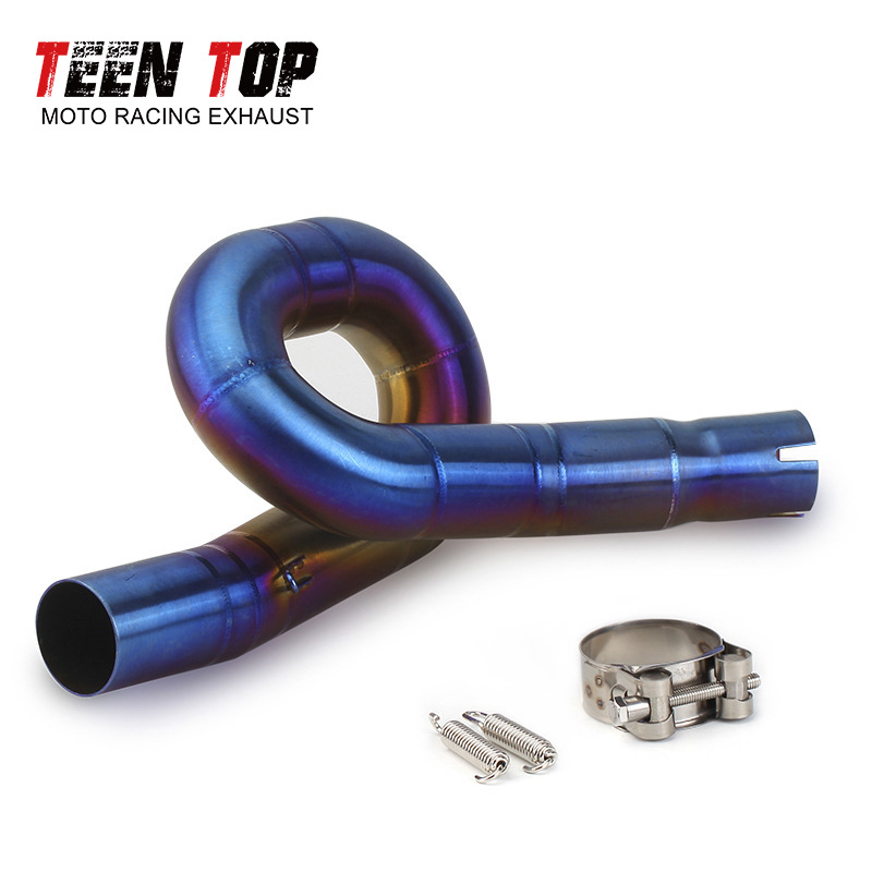 Modified Benelli Huanglong 300 Exhaust Pipe Middle Section Suitable for Benelli Bn302/Tnt300 51mm Interface