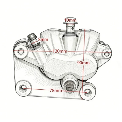 Other brake systems front brake pump caliper