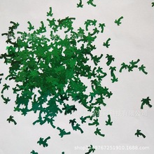 4*7mm海南椰树形亮片工艺品填充闪光片胶泥玩具水晶滴胶PET闪粉片