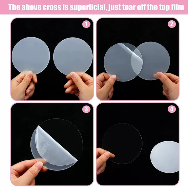 Cross-Border Acrylic Plastic Disc Transparent Non-Porous Round Acrylic Sheet Sign for Painting DIY Craft