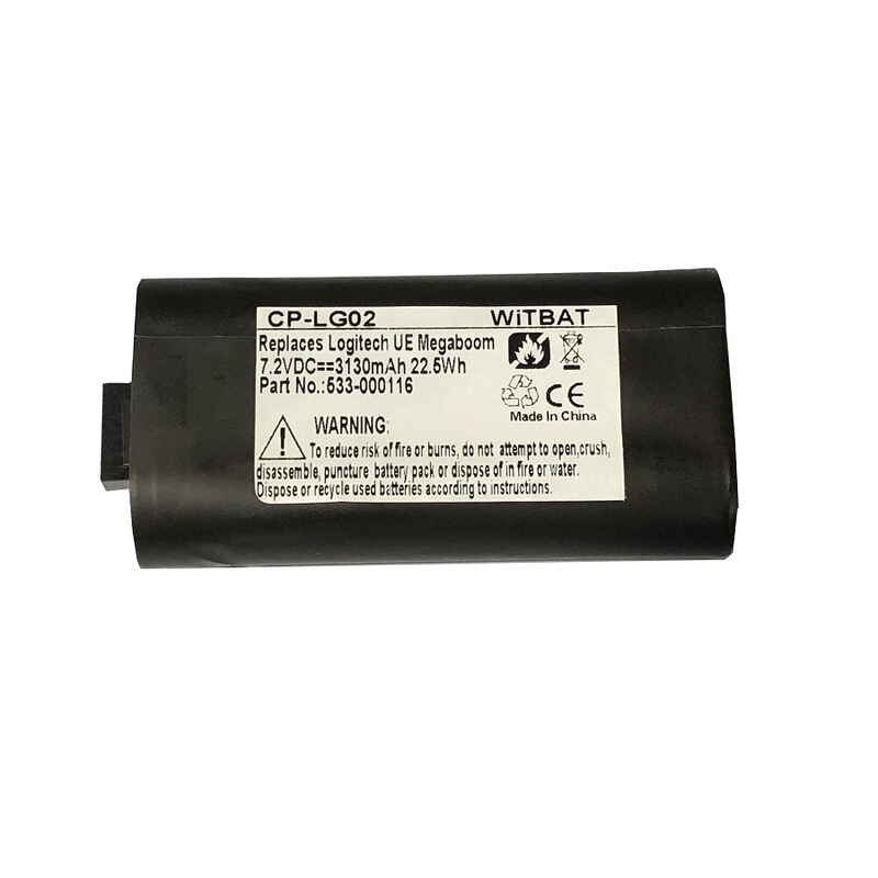 Applicable to Logitech Logitech UE Megaboom 3 Bluetooth Speaker Battery 533-000164