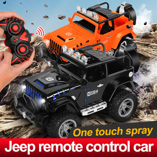 Cross-Border Remote Control Racing Car Jeep Toy Car Wrangler Remote Control Music Toy Car Oversized Off-Road Vehicle Remote Control Car