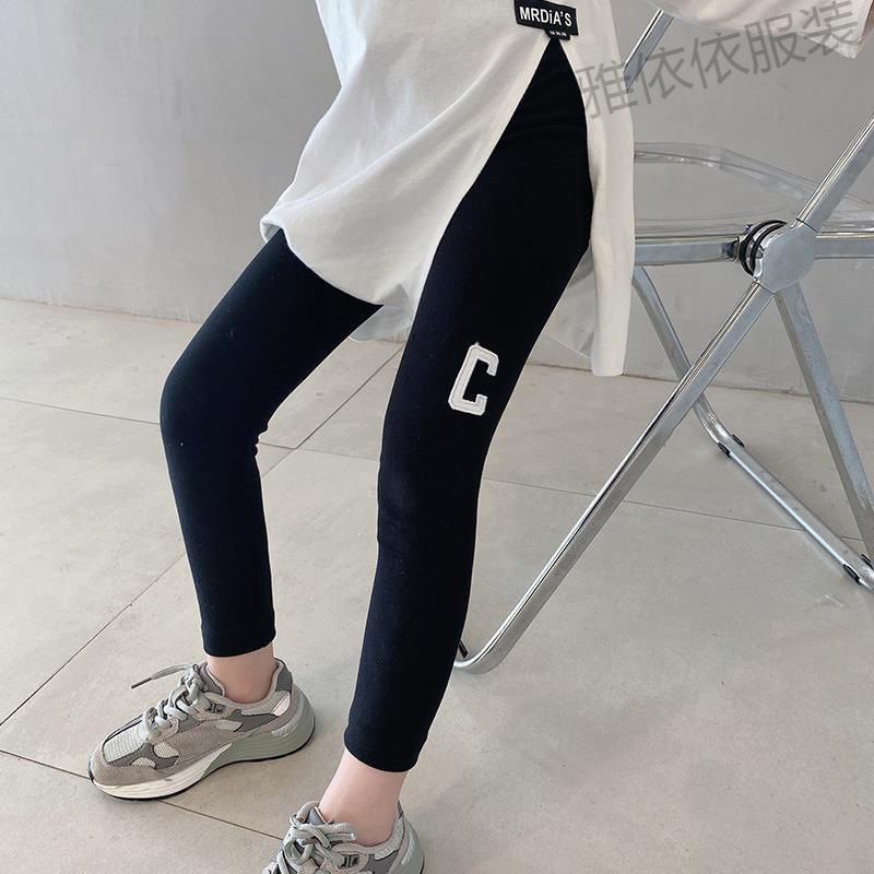 Autumn girl Leggings Spring and autumn payment Western style Children's clothing children Western style baby Exorcism trousers