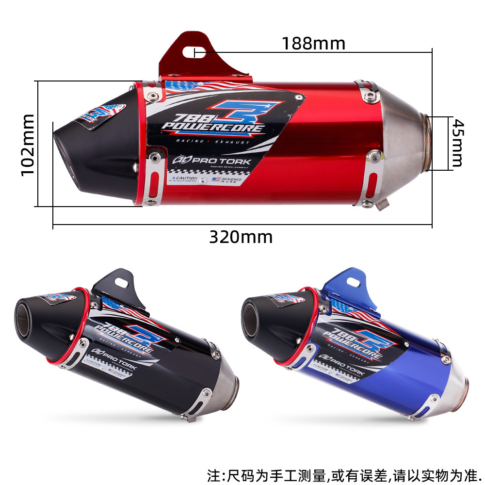 Wholesale Crf150R Crf250 Crf230 Off-Road Modified Exhaust Pipe Full Set 45mm Stainless Steel Exhaust Pipe