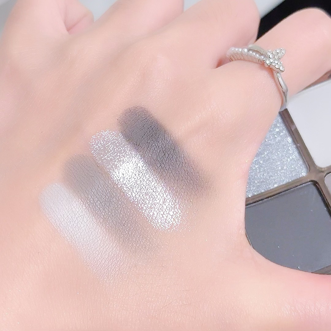 MYHO Daydream Four-color Eyeshadow Palette: Pink, smoky, earth tones, student daily light makeup, matte, pearlescent, sequined makeup undefined