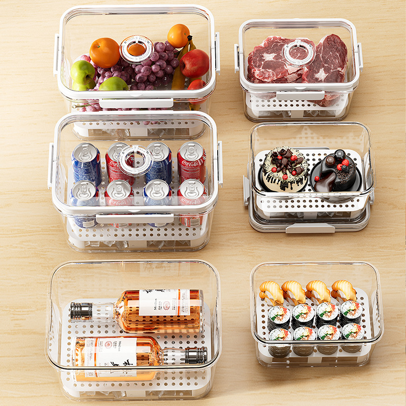 Caja de conservación portátil al aire libre camping primavera picnic almacenamiento de grado alimenticio refrigerador portátil caja de frutas