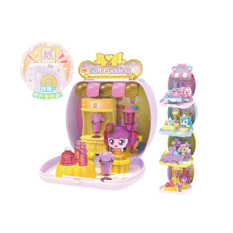 素晴らしいかわいいシリーズの美しい女の子のおもちゃラブプリンセスマジックミラーボックスブラインドボックスMengkeフルセット|undefined