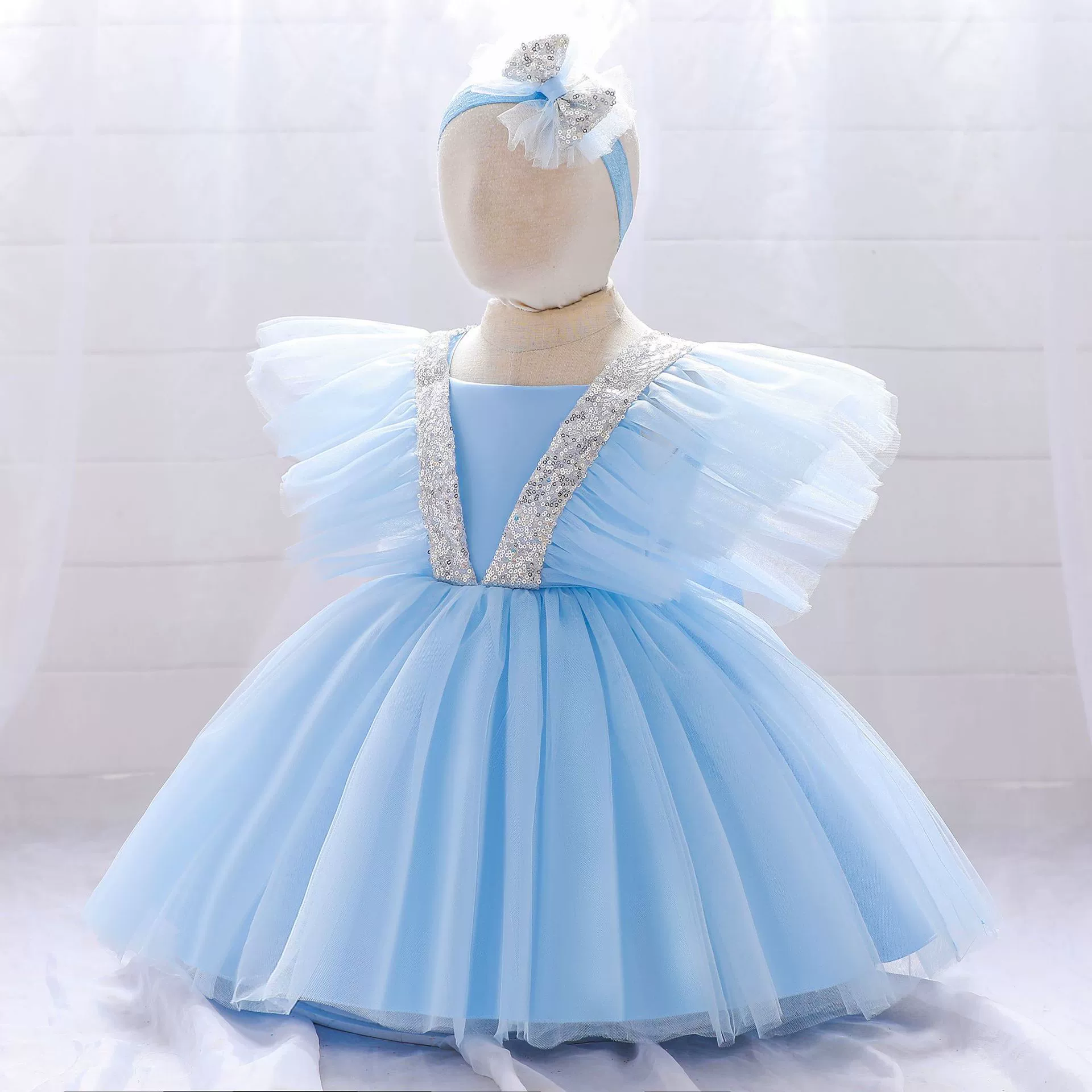 Детский маленькийprincess костюм, вечернее платье, европейский стиль