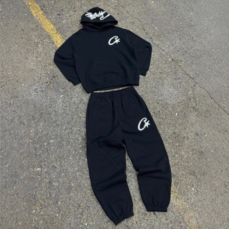 2025 Export Cross-Border Sweatshirt Hoodie Autum Street Style Cold-Resistant Casual Warm Sweatshirt Pants Suit Y2K 2025 Export Cross-Border Sweatshirt Hoodie Autum Street Style Cold-Resistant Casual Warm Sweatshirt Pants Suit Y2K