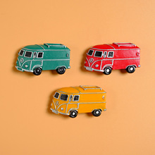 创意可爱意大利大巴士树脂冰箱贴冰箱磁贴汽车出风口家居装饰磁贴