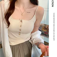 8820 # Pure Want подтяжки на пуговицах красивый жилет в иностранном стиле джокер верхняя одежда пальто тонкая фиксированная чашка с нитью