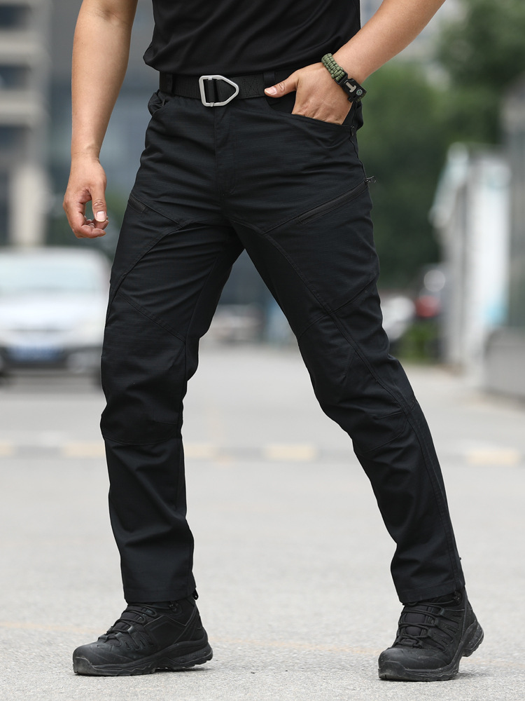 Pantalones tácticos de punto de fábrica, pantalones para hombres, pantalones para fanáticos militares, pantalones de entrenamiento al aire libre, pantalones de senderismo de camuflaje de otoño e invierno, cónsul resistente al desgaste