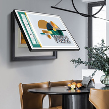 新中式电表箱装饰画免打孔客厅配电箱电闸箱卧室餐厅玄关墙壁挂画