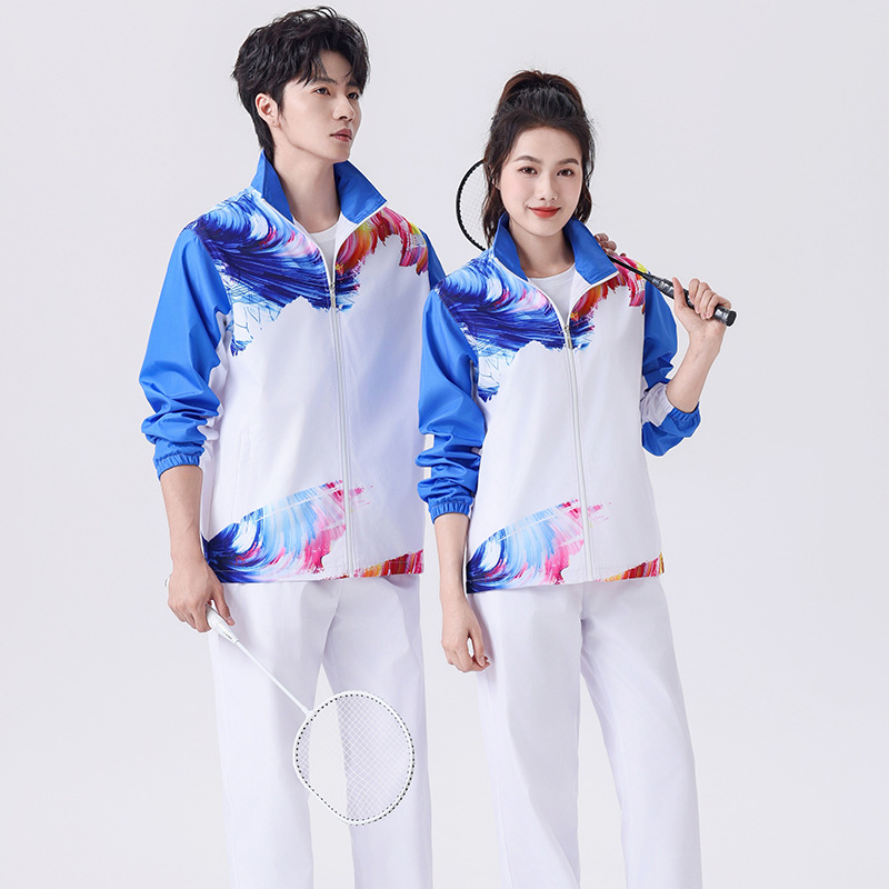 2026 Spring and Autumn Running Wear Korean Style Casual Sports Suit Couple Outfit New Fashion Team Clothing
