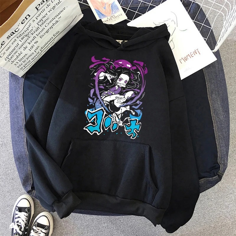 Y2k Japan Anime Women Sweatshirts Manga Plus Size Hoodie