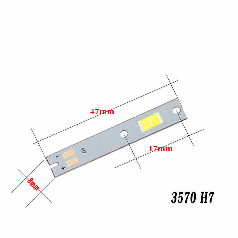 LED自動車ヘッドライト3570電球ハイライト3570 8芯12V LED 40W 3570芯9V 30W白色光|undefined