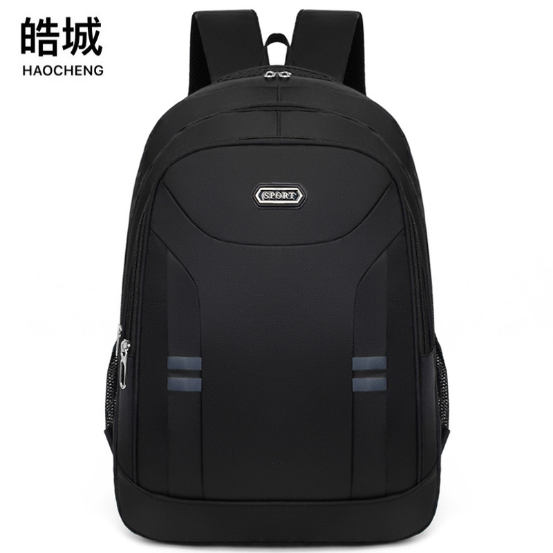 Mochila de gran capacidad simple de moda, bolsa de viaje al aire libre para viajar, mochila para computadora para estudiantes de secundaria