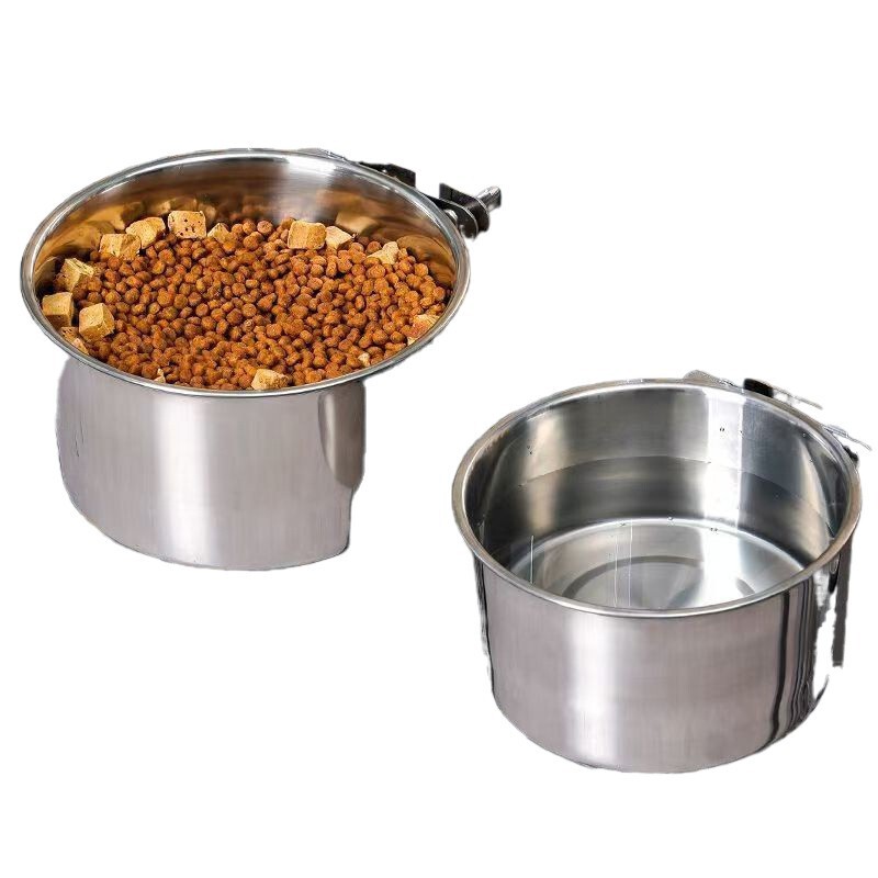 フードボウル固定猫ボウル犬ボウルペット飲料水大型犬ぶら下げステンレス鋼ボウルフィーダー犬ボウルノンスリップ|undefined