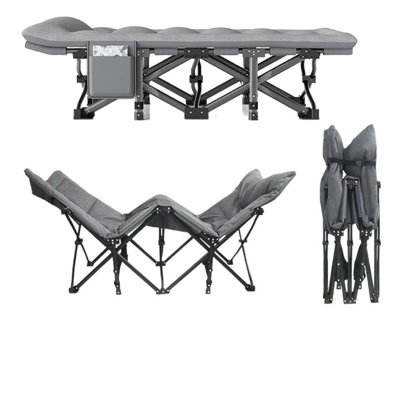 Cama plegable Cama individual Oficina almuerzo artefacto hogar adulto siesta cama reclinable multifuncional acompañante cama de campamento