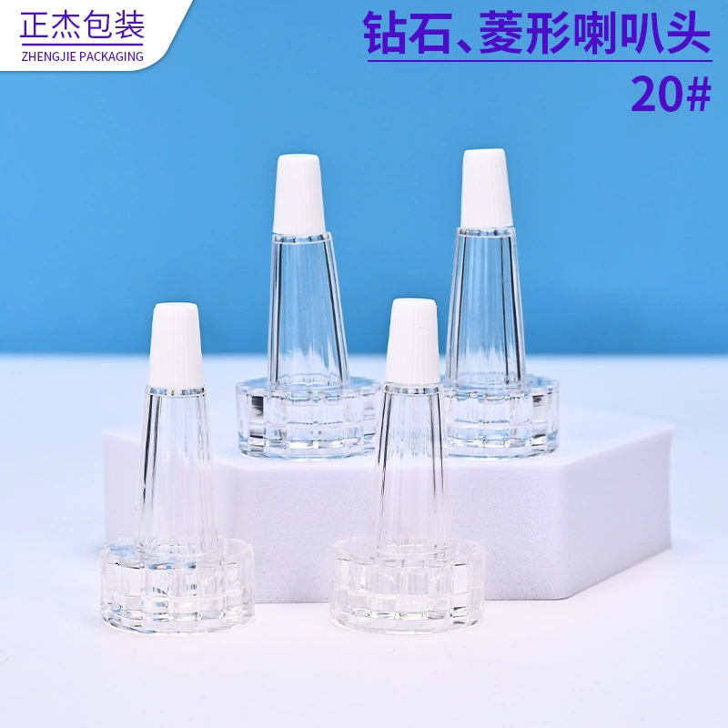 Спот 20 зубов прозрачная алмазная труба головка эссенка разделенная ромбовидная ампула, капельница, замороженный порошок, бутылка, капельница