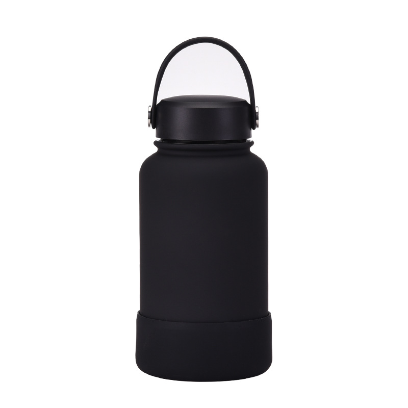 Casual Solid Color Stainless Steel Silica Gel Water Bottles 1 Piece display picture 9