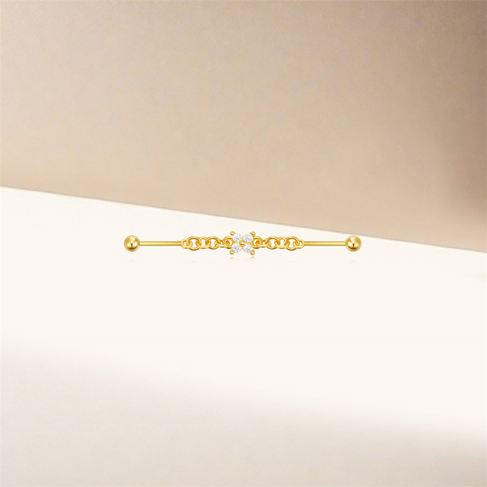 3g Weight Zircon Inlay Material Ear Studs Classification Ear Cartilage Rings & Studs Piercing Type 1 Piece Quantity Daily, Festival Occasion 925 Sterling Silver Material Geometric Pattern Unisex Gender Inlay Design Simple Style Style 1 Piece 925 Sterling Silver Zircon Geometric Ear Studs 25
