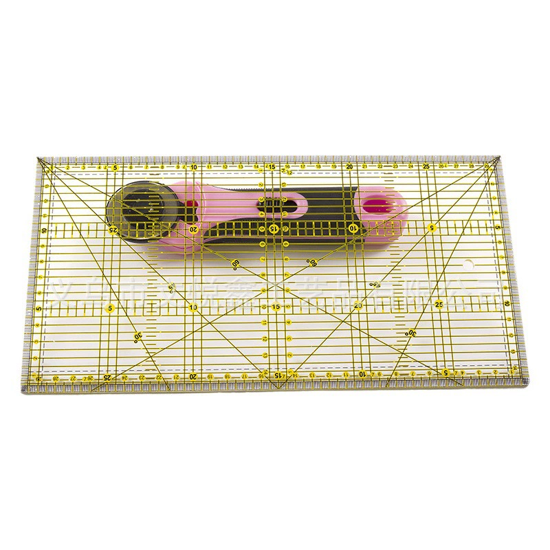 Оптовая Продажа с фабрики акриловая Лоскутная линейка одежда Вертикальная линейка швейная линейка резка ткани инструменты трансграничные эксклюзивные