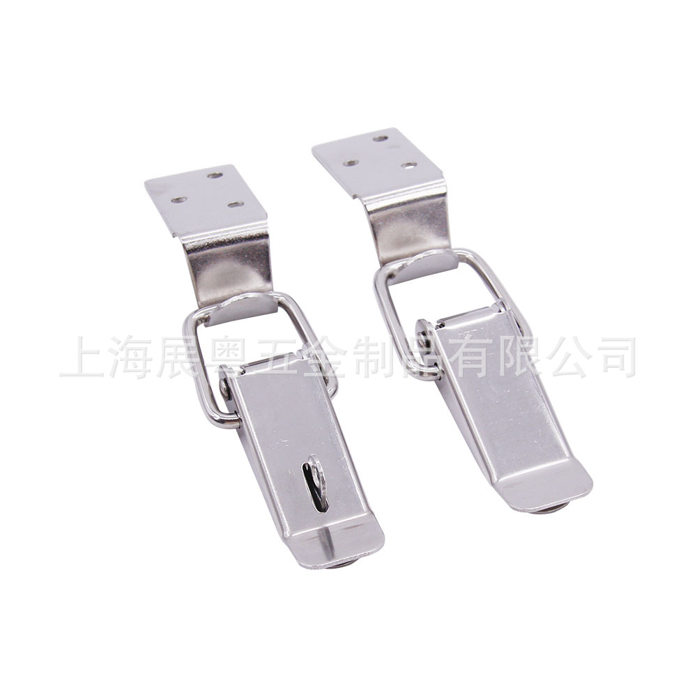 AW Anwang 304 botón de caja de acero inoxidable 107 hebilla cadenas de bloqueo de resorte botón de llave bolsa de herramientas botón