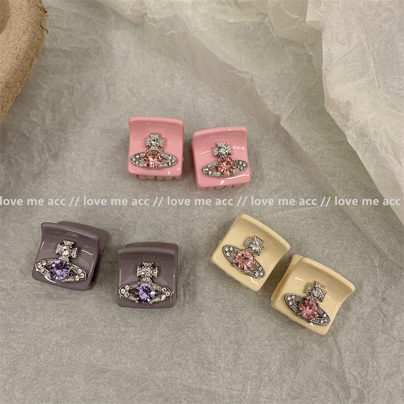 Spring New Colorful Planet Small Hair Clip High-End Candy Color Bangs Hair Accessory Wholesale Internet Celebrity Spring New Colorful Planet Small Hair Clip High-End Candy Color Bangs Hair Accessory Wholesale Internet Celebrity