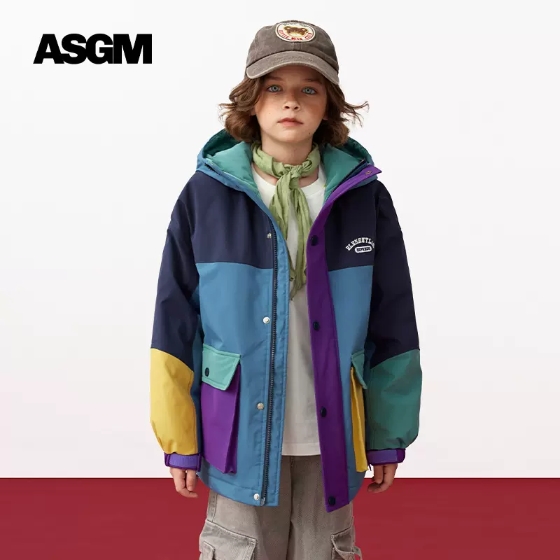 ASGM童装中大童极寒加厚羽绒服童中大童2025冬新款MQD马骑顿同款