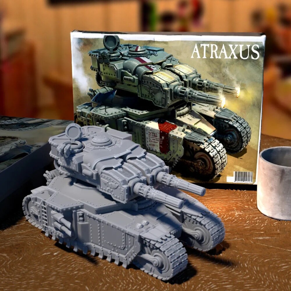 Atraxus Heavy Tank Warhammer 40K Atlas Tank Model Building Blocks Military Boy Gift