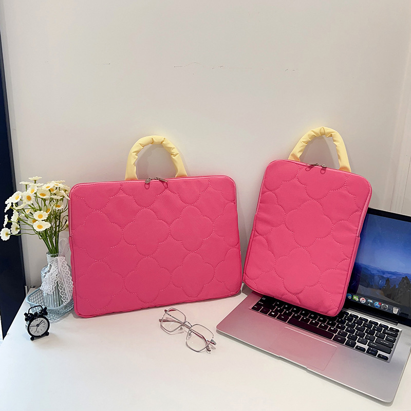 한국식 휴대용 대비색 노트북 가방 11inch 아이패드 라이너 수납 가방 14inch 휴대용 노트북 가방