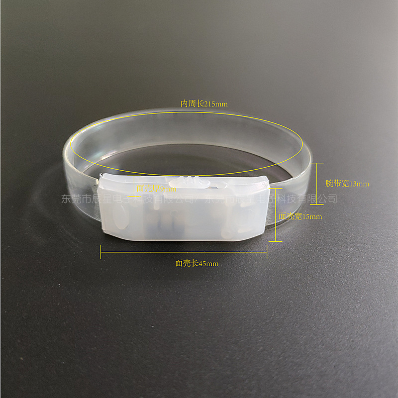 Electronic flashing carved bracelet