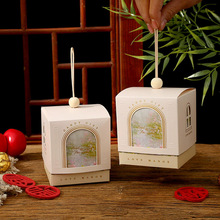 2025新款设计欧式油画风清新镂空窗口提手结婚礼物喜糖盒子糖果盒