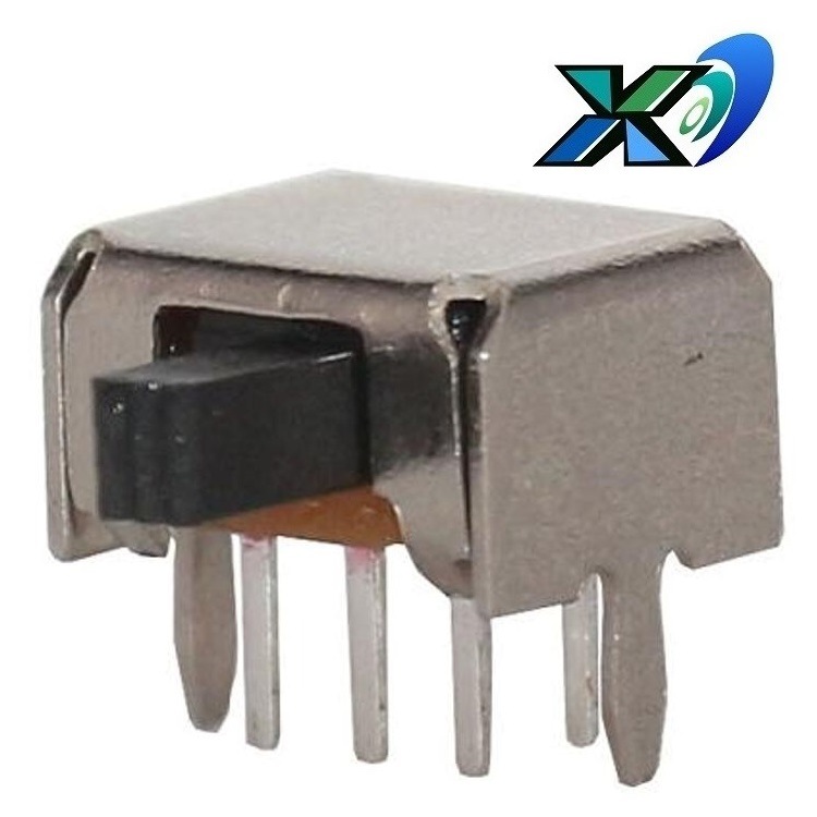 8.6*6.9*7.5mm二档拨动开关 SK 波动开关二段 黑色柄推动开关2档